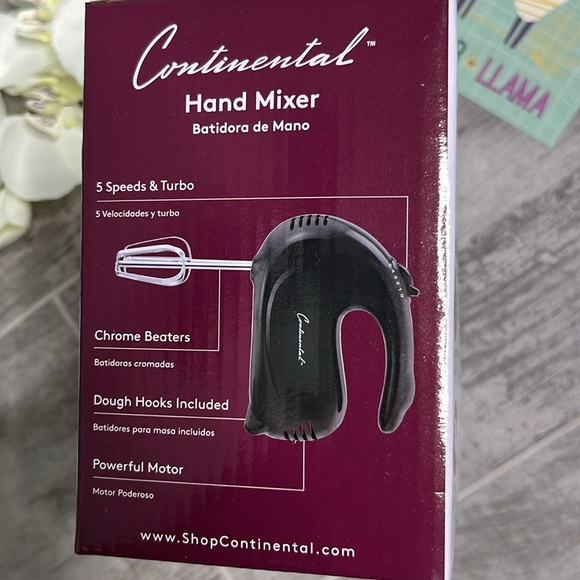*New* Continental 5 Speed & Turbo Hand Mixer - Picture 3 of 3
